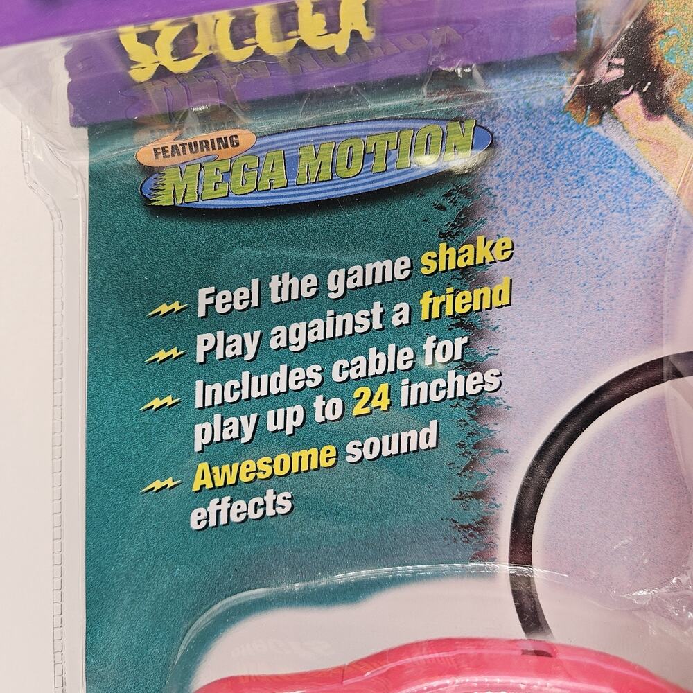 Vintage NOS Sealed Virtual Face-Off Soccer Handheld Video Game MGA 1999 - Picture 2 of 6